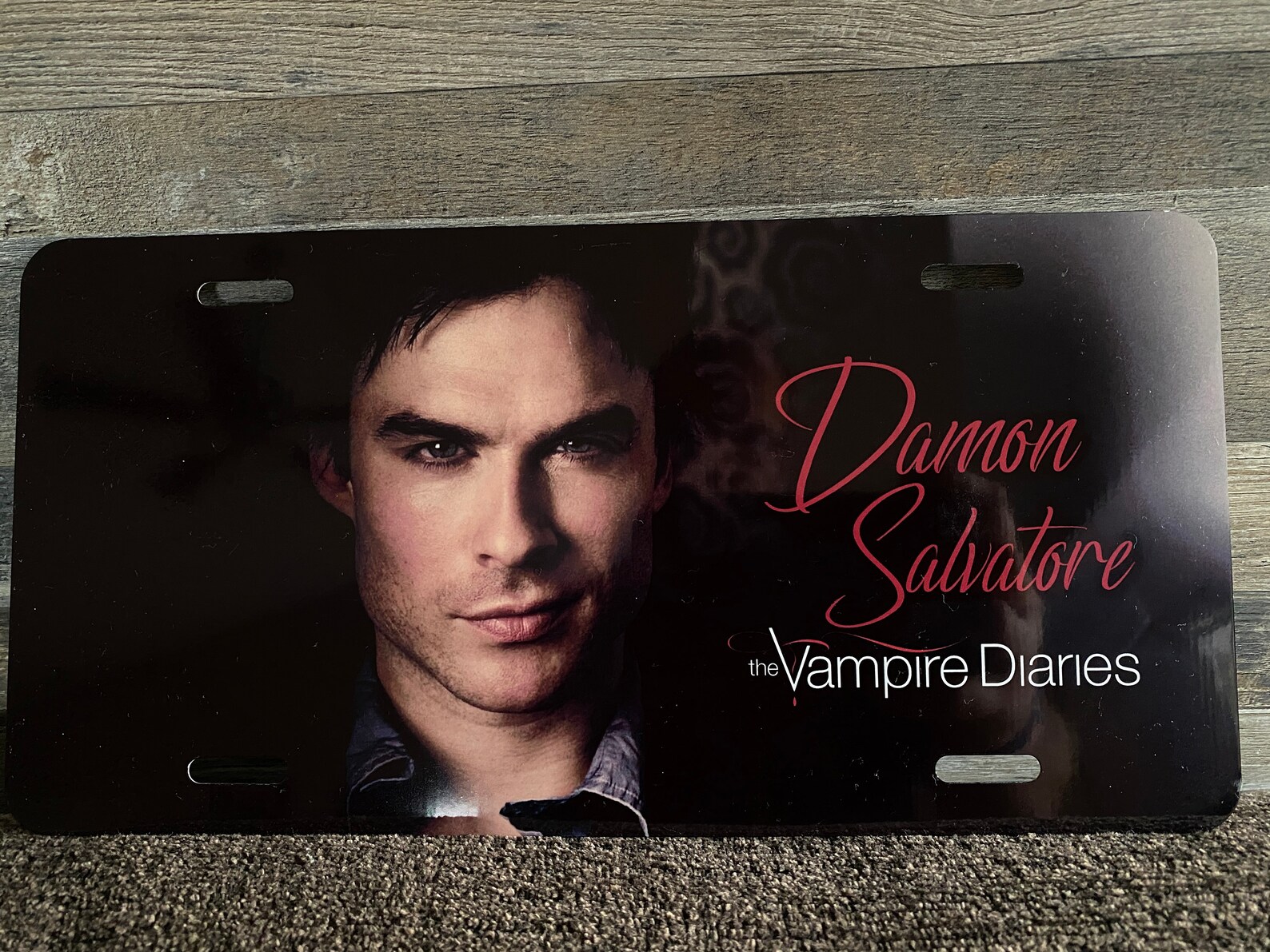 The Vampire Diaries Damon Salvatore license plate Etsy