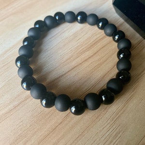 Onyx “Protection” beaded bracelet