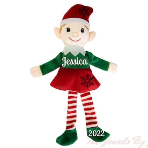 Personalized Christmas Elf, Christmas Elf, Personalized Christmas Elves, Stocking Stuffers for Kids, Christmas Elf Doll, Girl Elf, Boy Elf