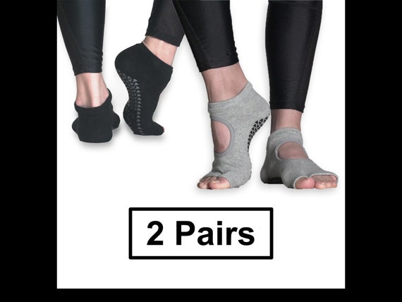 Yoga Socks With Grips for Women Pilates Tan Toe Socks Women's Barre Socks  Ideal for Dance ,workout Yoga Gift -  Ireland