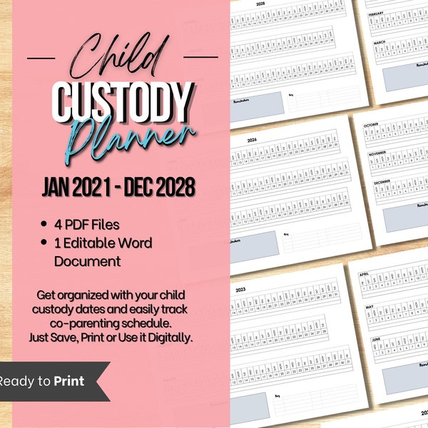 Custody Planner Etsy