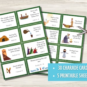 Bible verse charades for kids bible pictionary bible trivia for kids Bible Activities For Kids Children's Bible Activities Printable Bible Game Preschool