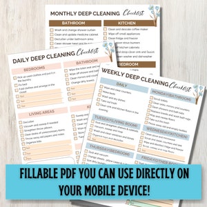 Deep cleaning checklist printable whole house deep cleaning checklist cleaning planner deep clean checklist cleaning schedule cleaning printable