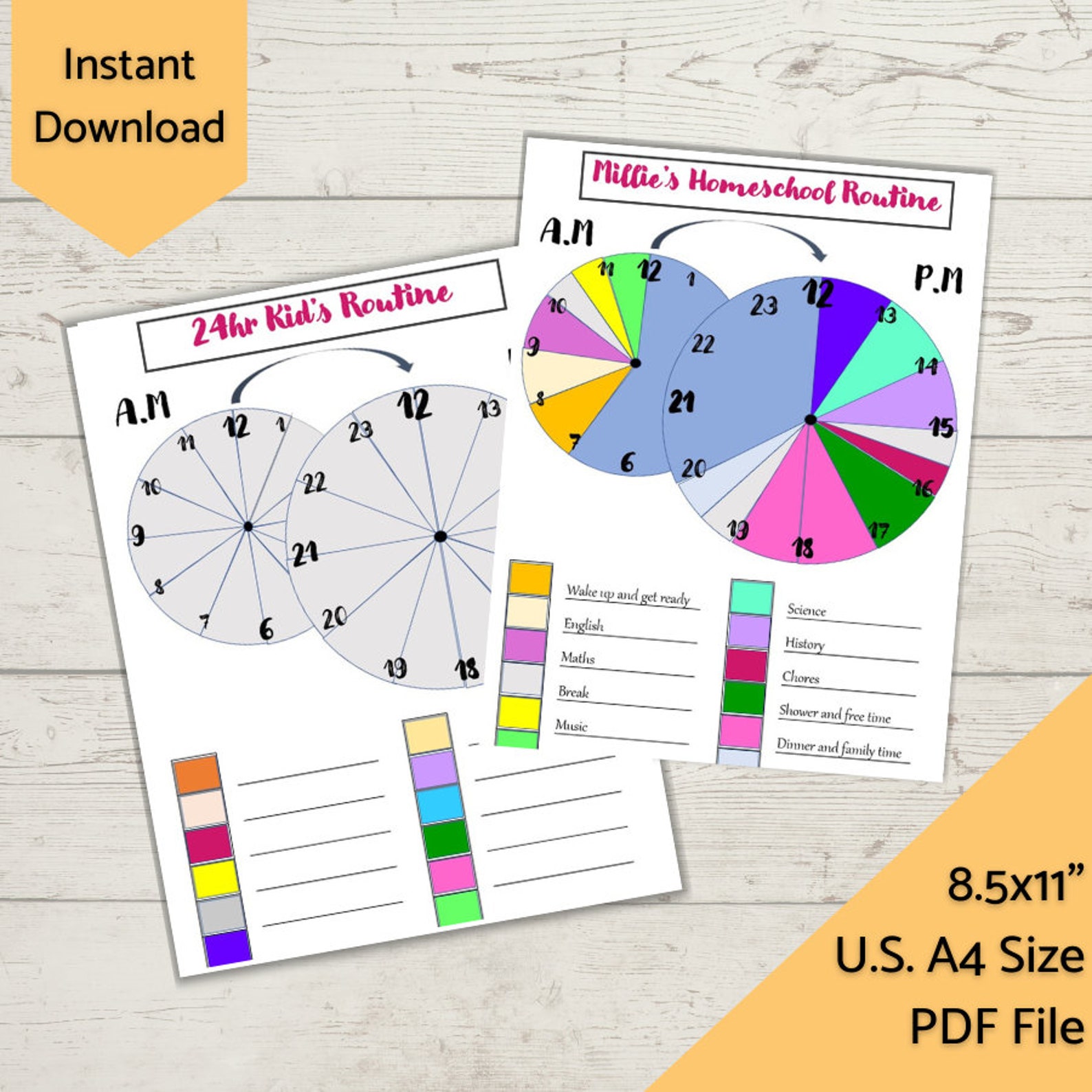 color-coded-24-hour-clock-schedule-printable-for-kids-visual-etsy