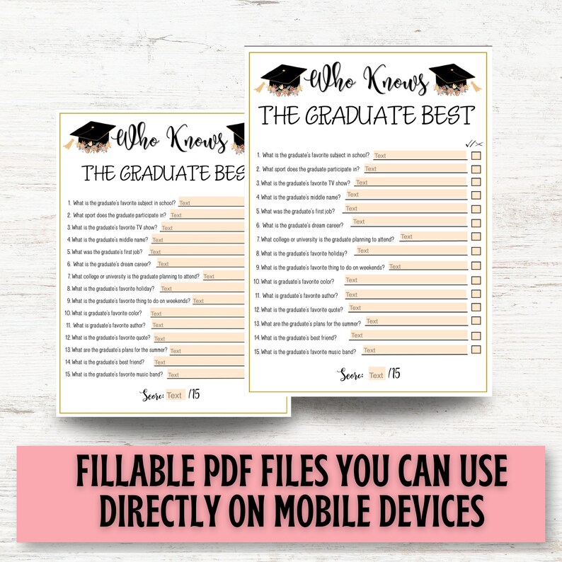 How Well Do You Know the Graduate, College Graduation Who Knows Best ...