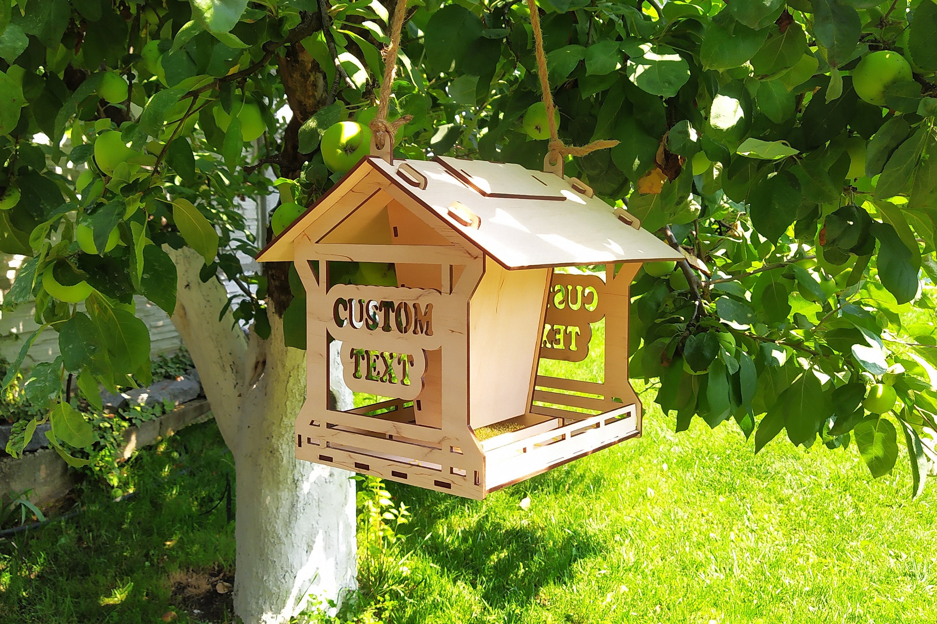 Personalized Bird Feeder. Hanging Bird Feeder. Kit for Etsy UK