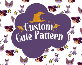 Whimsical Children's Book Clipart: Digital Pattern for Nursery Wall Art and Kids Room Decor
