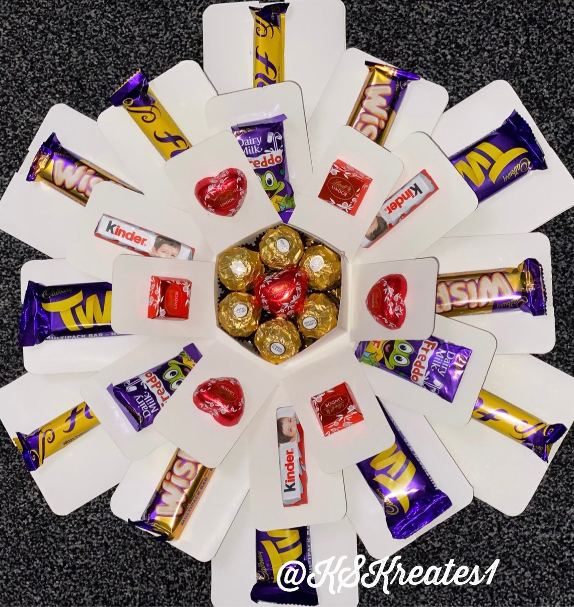 Chocolate Explosion Box Etsy