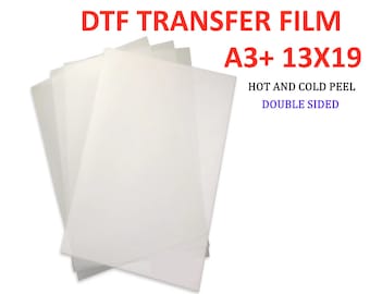 best  DTF PET Film  13x19 (A3+)  100 sheets  for dtf printing double sided hot or cold peel