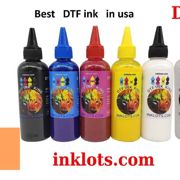 dtf DTF (direct to film) best ink  black cyan  mag. yellow   white dtf ink  made in usa