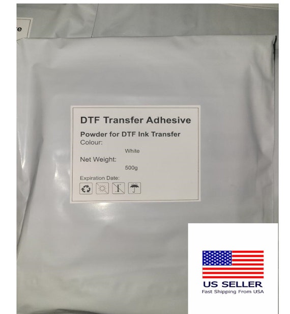 white DTF powder.. PET Film Adhesive  250 gram 500 gram 1000 gram ( 2.20 lb)  white Powder  for dtf printing