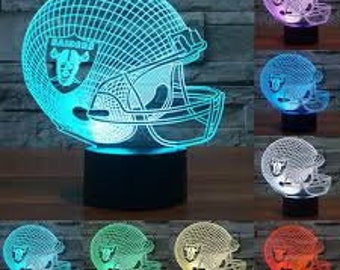 Notre Dame Fighting Irish Football LED Light Up Lamp Personalized FREE Engraved 