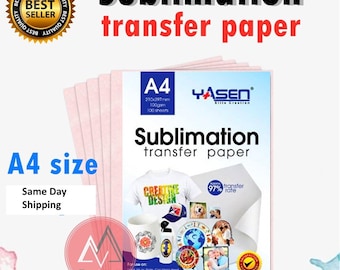 sublimation paper 300  Sheets Sublimation Paper Inkjet A4 8.5X11 Factory Direct...w