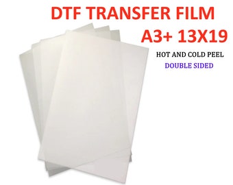 best  DTF PET Film  13x19 (A3+) 100 sheets  for dtf printing double sided hot or cold peel