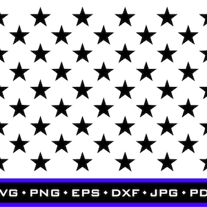 12 Pieces American Flag 50 Star Stencil Templates 6 Sizes American Flag –  Tacos Y Mas
