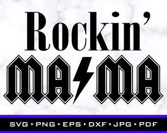 mama svg png moederdag svg moeder svg acdc mama svg acdc svg mama shirt svg rock n roll moeder svg png moeder leven svg bestanden voor cricut svg bestand