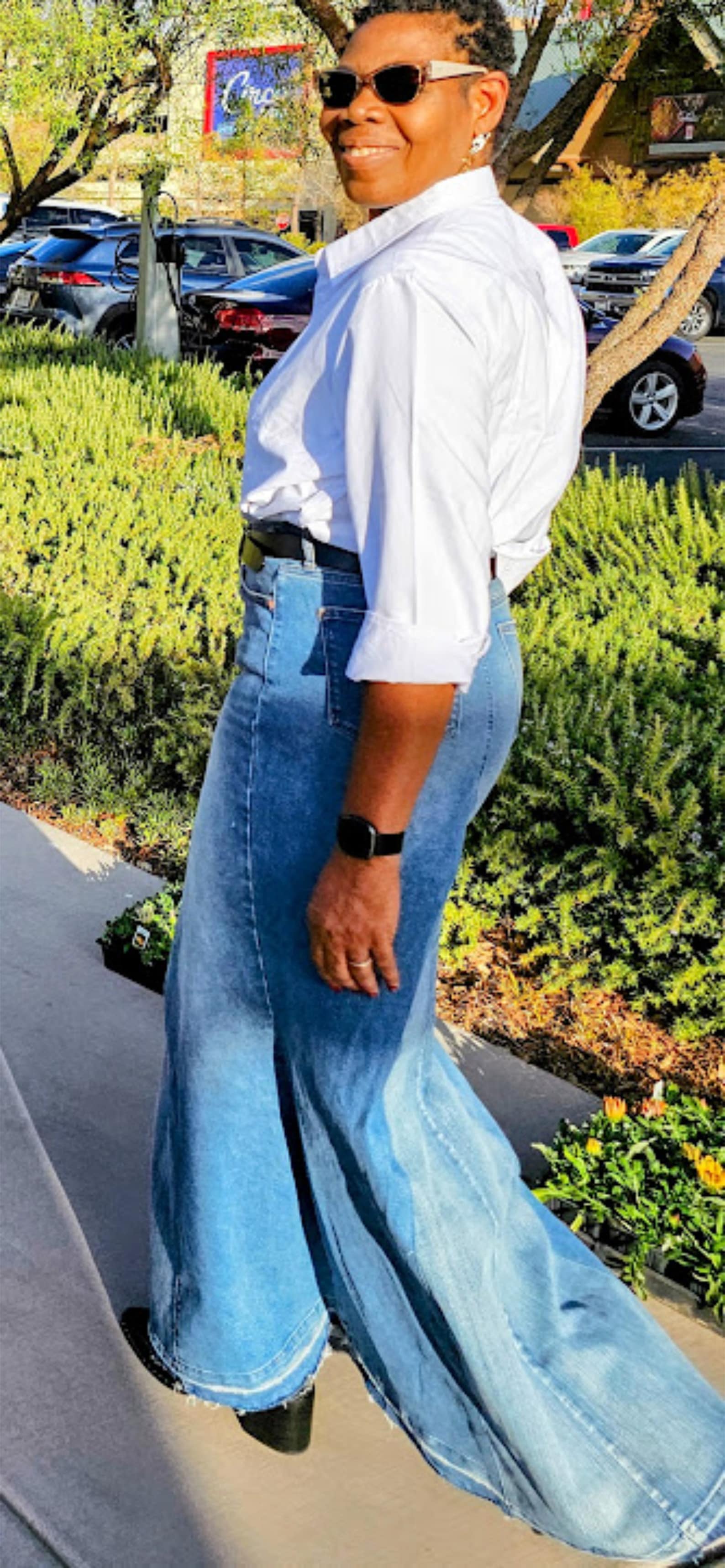 Mermaid Denim Maxi Skirt