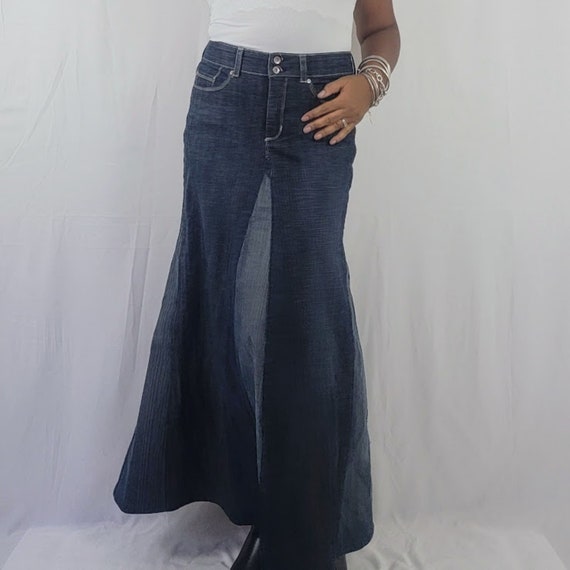 A line denim skirt size 10 2025