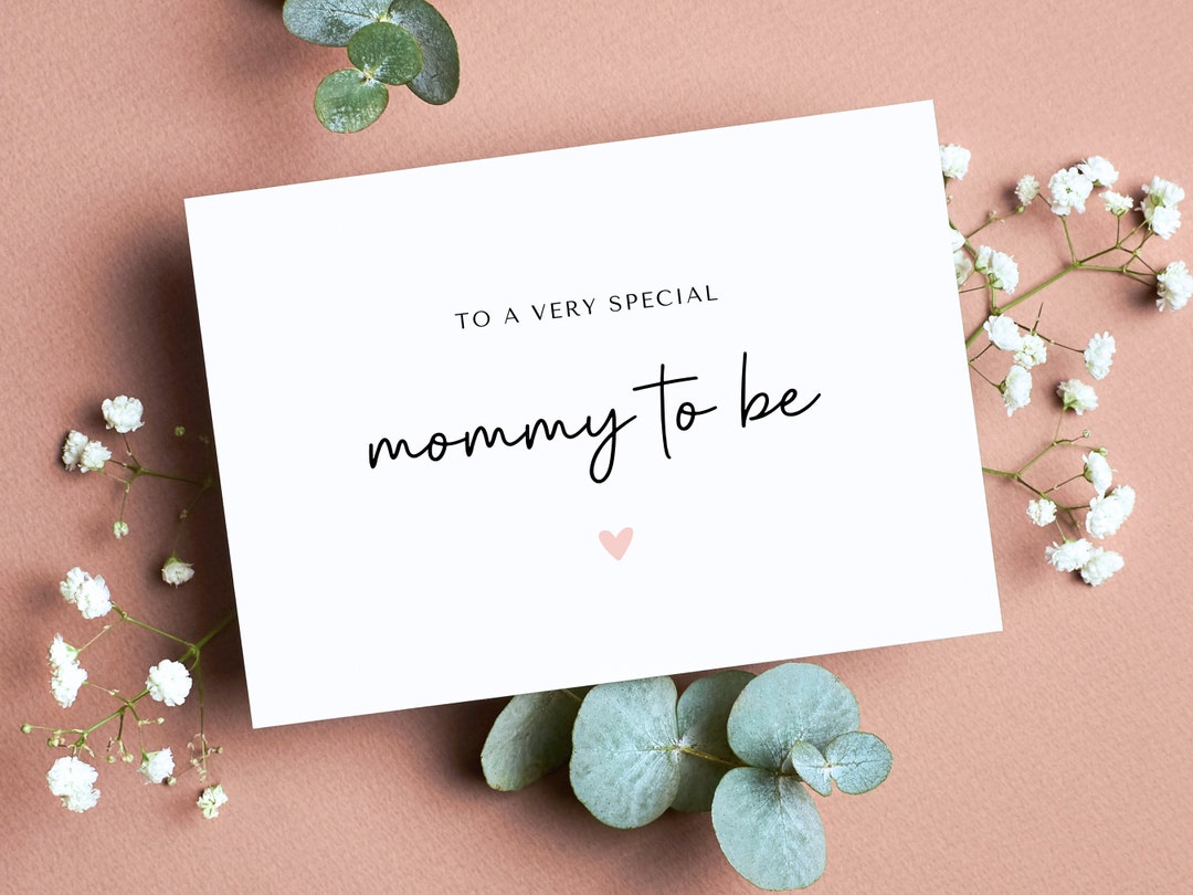 Greeting Card | Mother's Day Card | Mom to Be | Mother's Day Card From ...