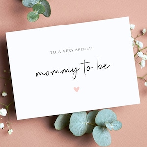 carte de voeux |  carte fête des mères | future maman | carte de fête des mères de bump | attend la fête des mères | baby shower | sexe révélateur