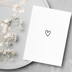 de voeux | carte de petit ami | carte mari | carte petite amie | carte femme | carte coeur | symbole du coeur | coeur simple | petit coeur