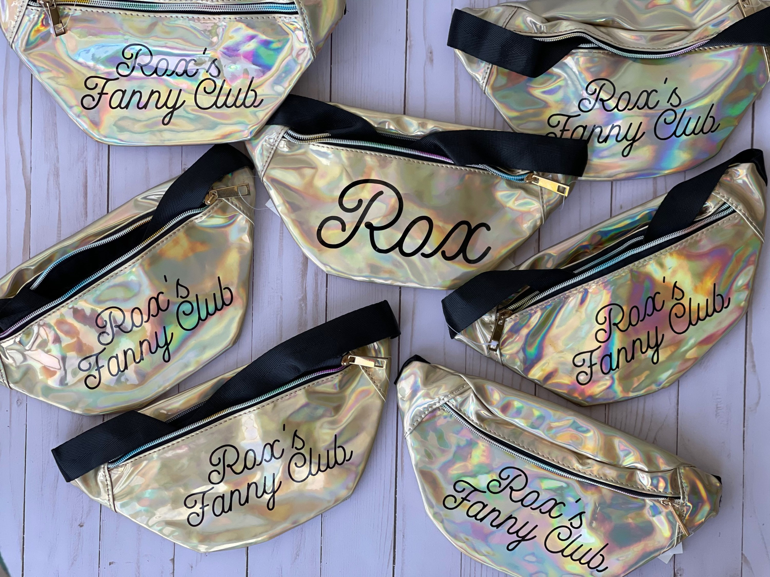 Personalized Holographic Fanny Pack