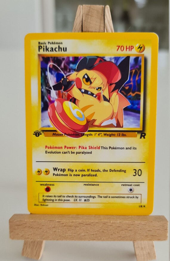 Baby Pikachu its a girl custom pokemon card -  Portugal