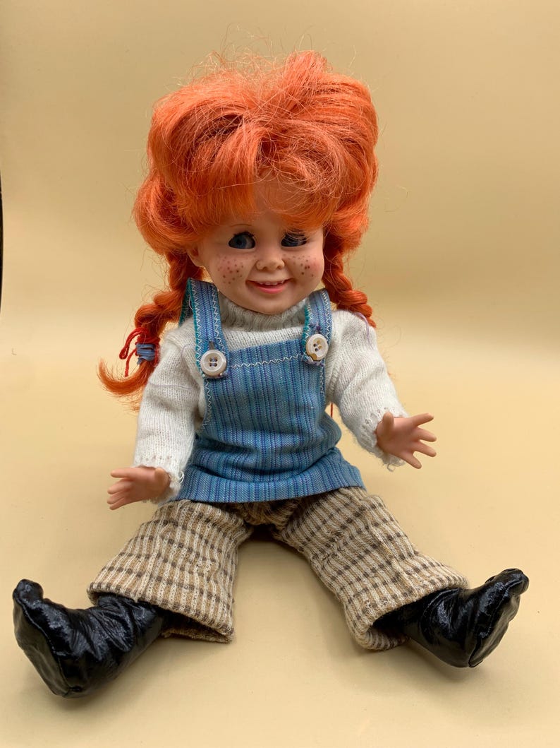 Pippi Longstocking Ratti Vintage Doll Astrid Lindgren Collectible