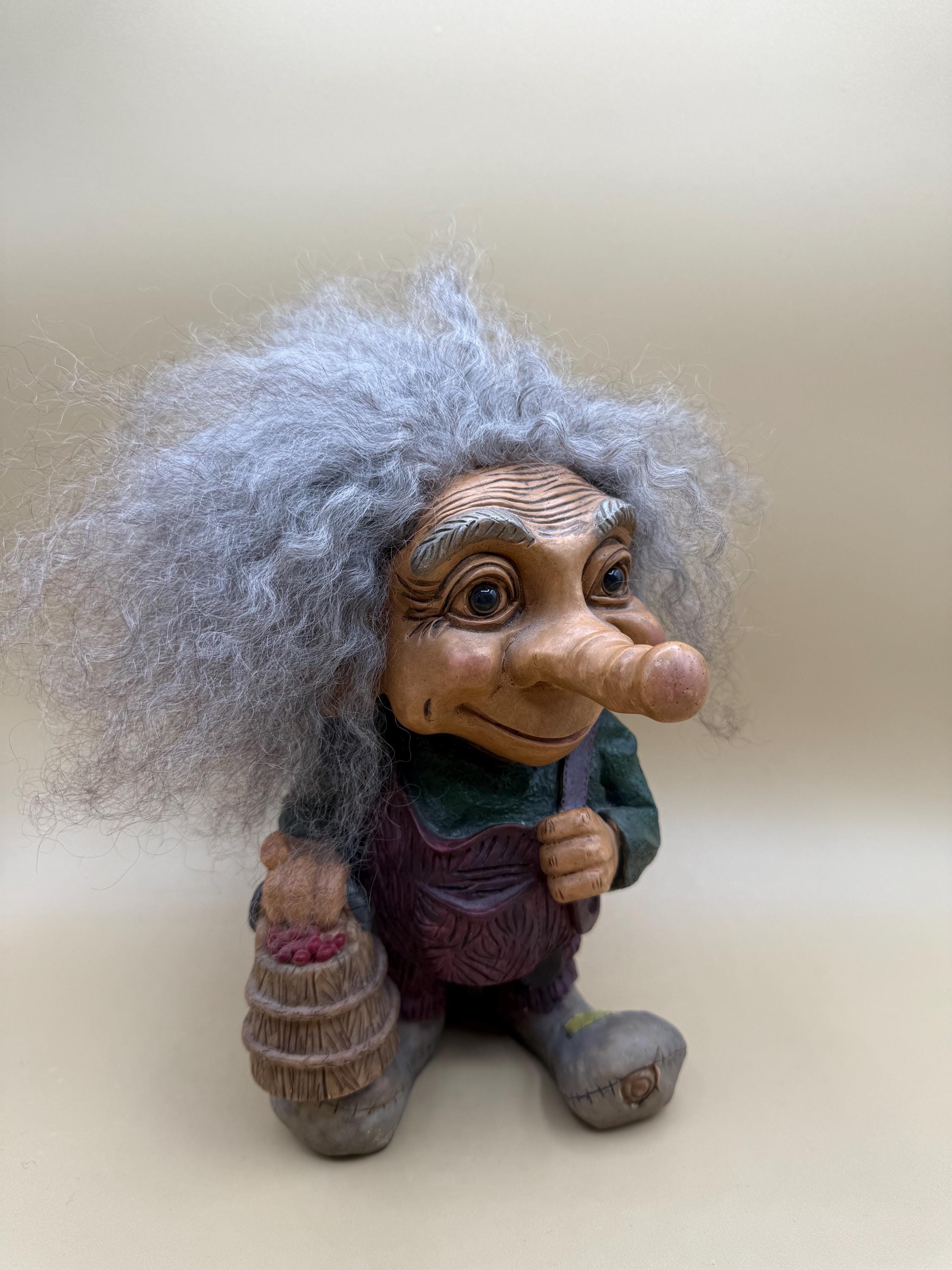 Large Troll Traditional Allan Flink Souvenir Troll Sweden