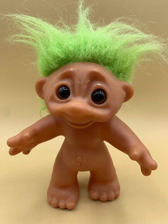 Thomas Dam 1984 Troll Collectible Figur Figurine Denmark Vintage