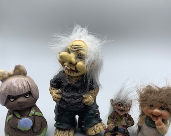Scandinavian troll dolls on sale
