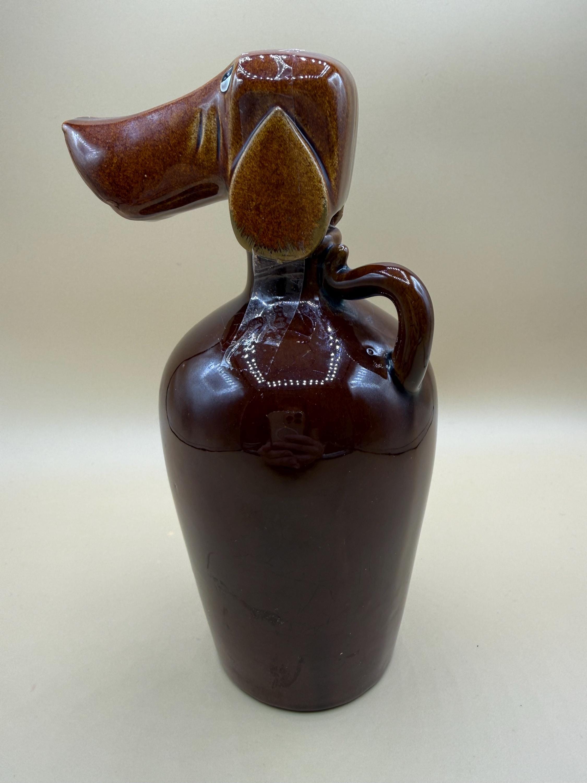 アンティークリキュールポット　陶器の酒瓶 Antique Ceramic Liquor Bottle - Etsy