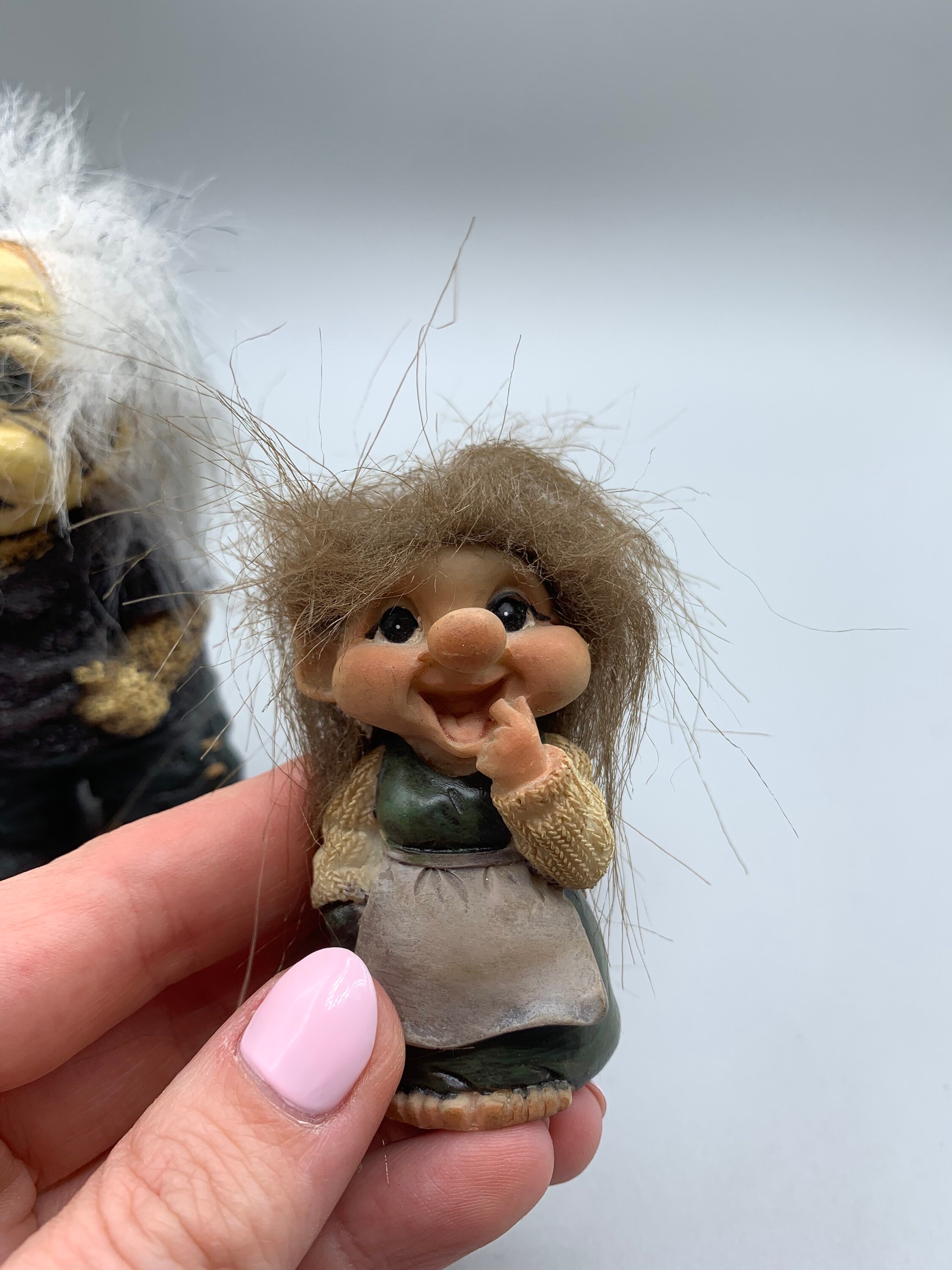 Set of 4 Vintage Swedish Trolls Figurines Troll Trolls Sweden