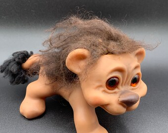 Thomas Dam Troll Lion Animal Rare Patent Collectible Figur