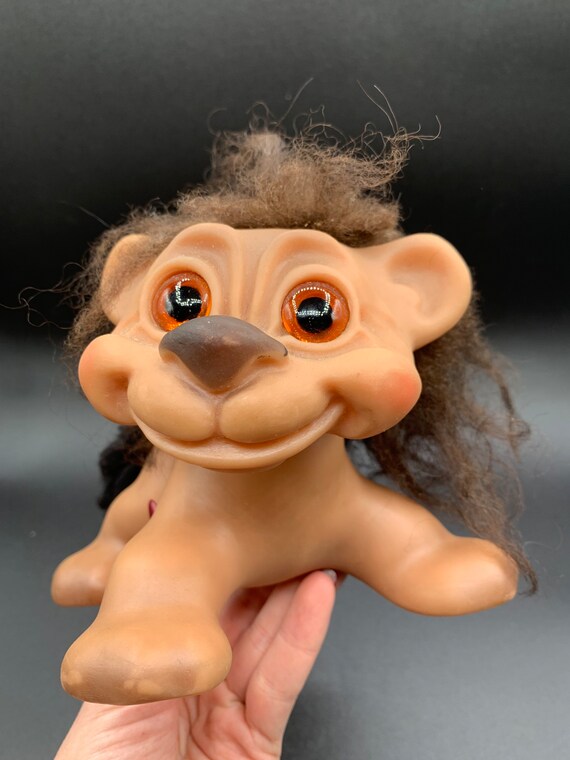 Thomas Dam Troll Lion Animal Rare Patent Collectible Figur 