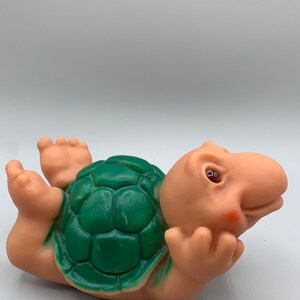 Vintage Rare Thomas Dam Troll Turtle Piggy Bank Thomas Dam Animal 