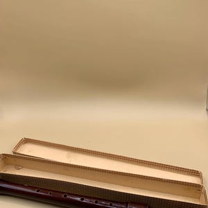 Vintage Musicus Sia Recorder Sind C-Soprano, School Music Instrument, Flute From Germany in Original Box, Wooden Recorder 1970s Germany