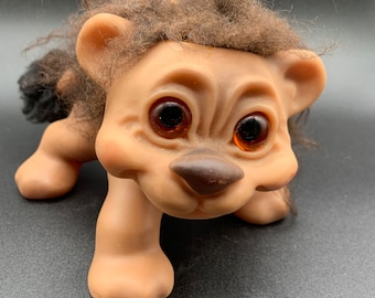 Thomas Dam Troll Lion Animal Rare Patent Collectible Figur