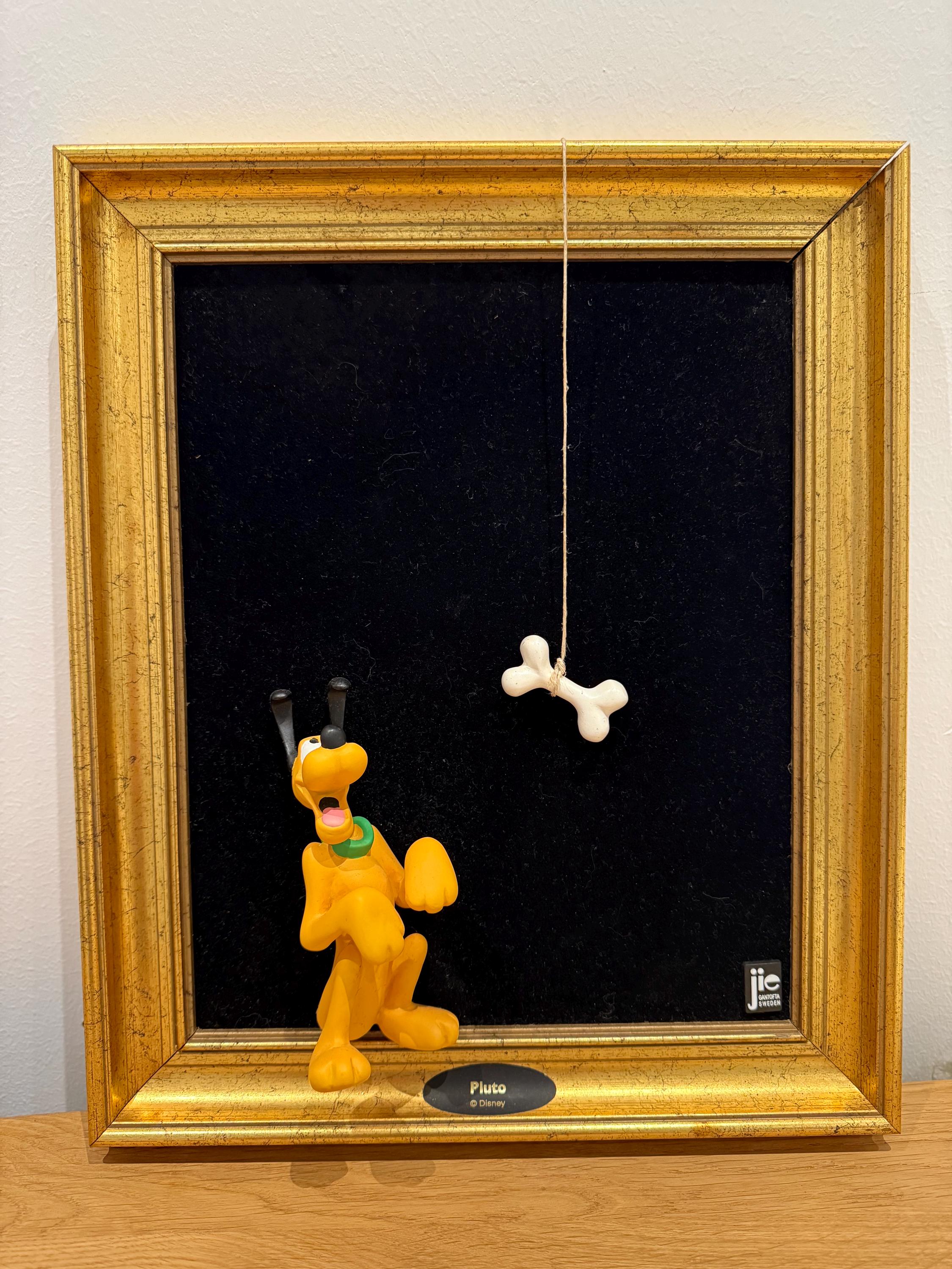Vintage Disney Pluto Wall Art Frame Swedish Jie Gantofta Art Disney ...