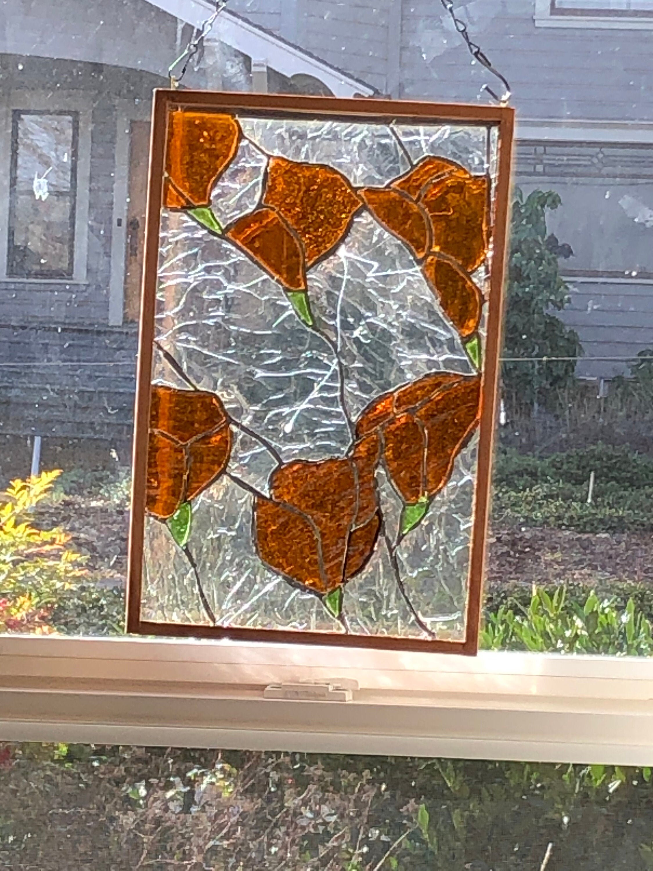 Tiffany Style Stained Glass Window Hanging Etsy Hong Kong