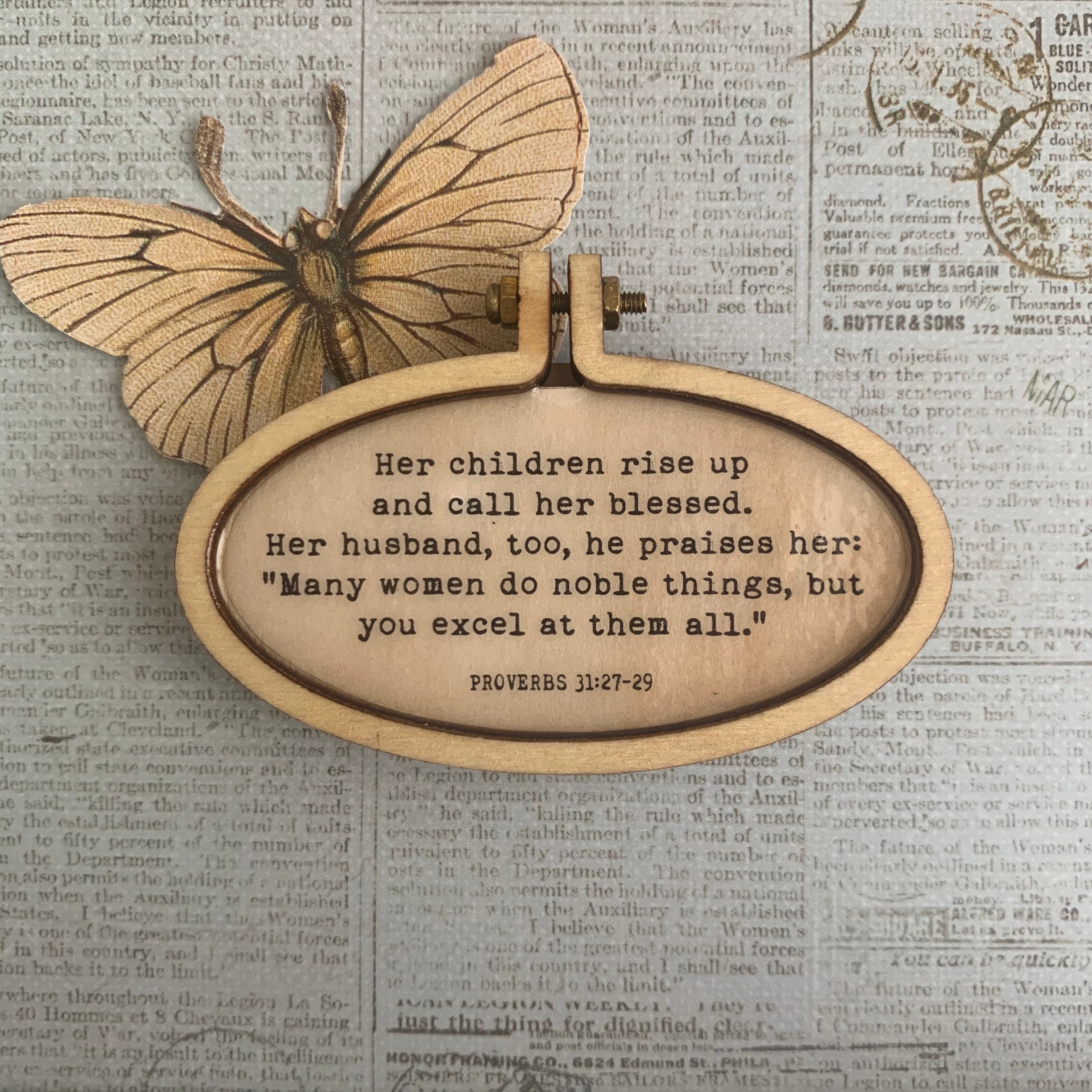 Mini Embroidery Hoop Magnet Proverbs 31 27 29 Prov Bible Etsy proverbs-31-verse-1-douglaslori