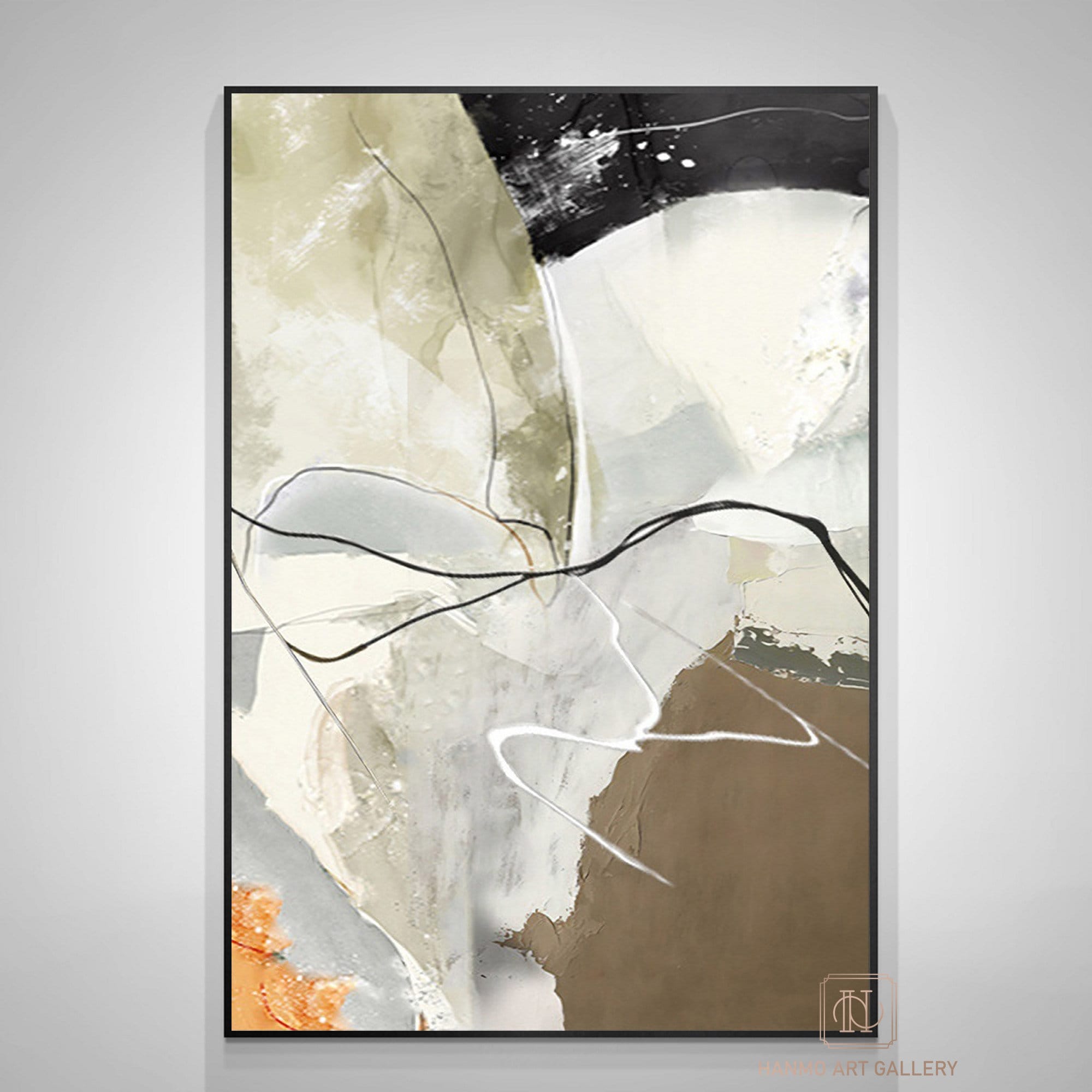 Abstrakte Bilder Braun Beige: Entdecke die Magie des Malens!