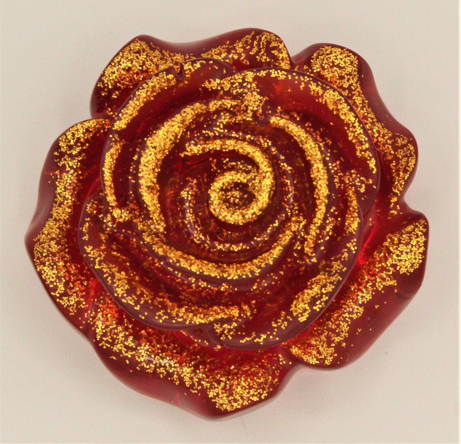 Three roses epoxy resin home décor Etsy