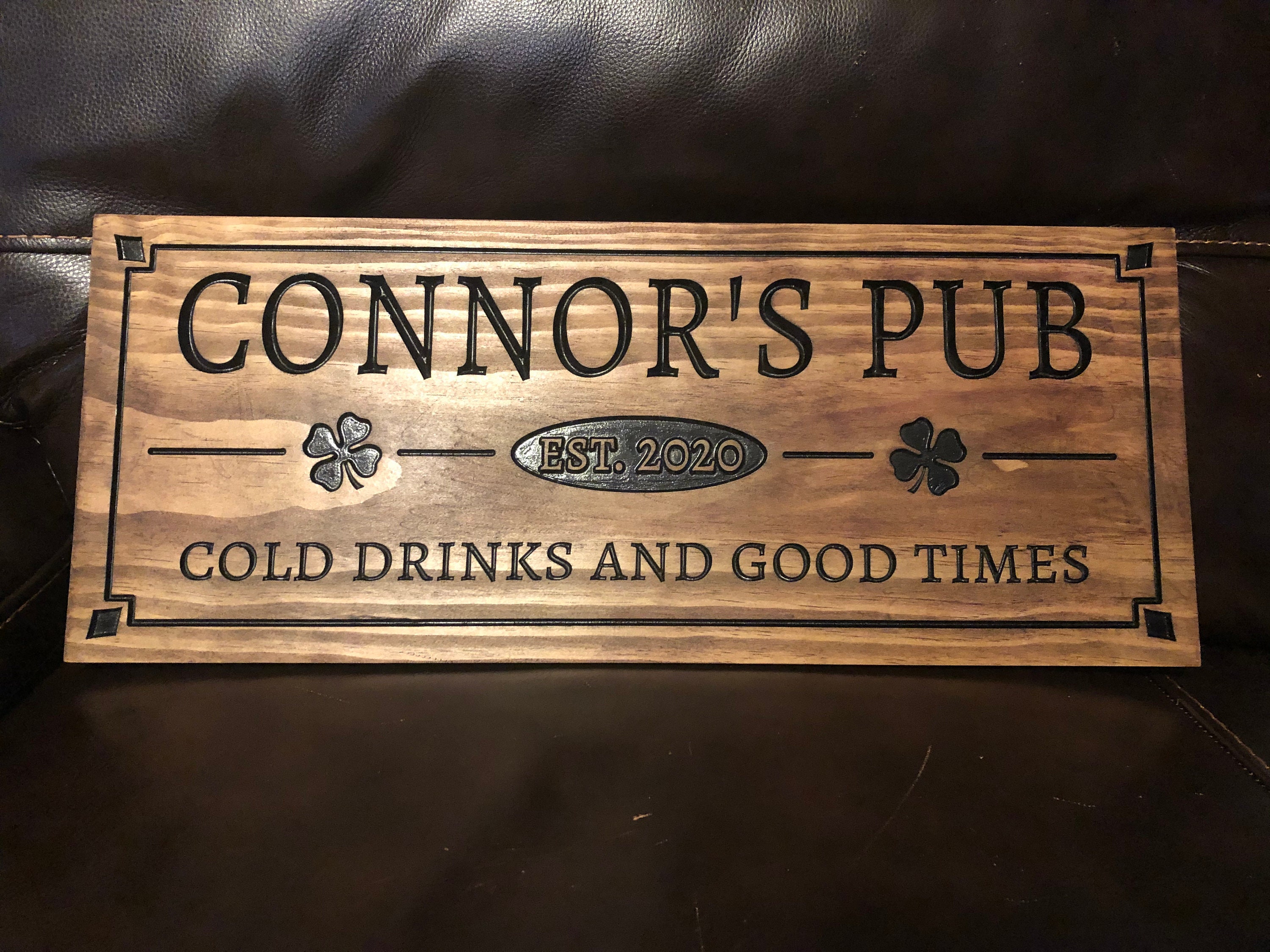 Custom Wooden Bar Sign, Man Cave Sign, Home Pub Sign, Bar Sign for Home