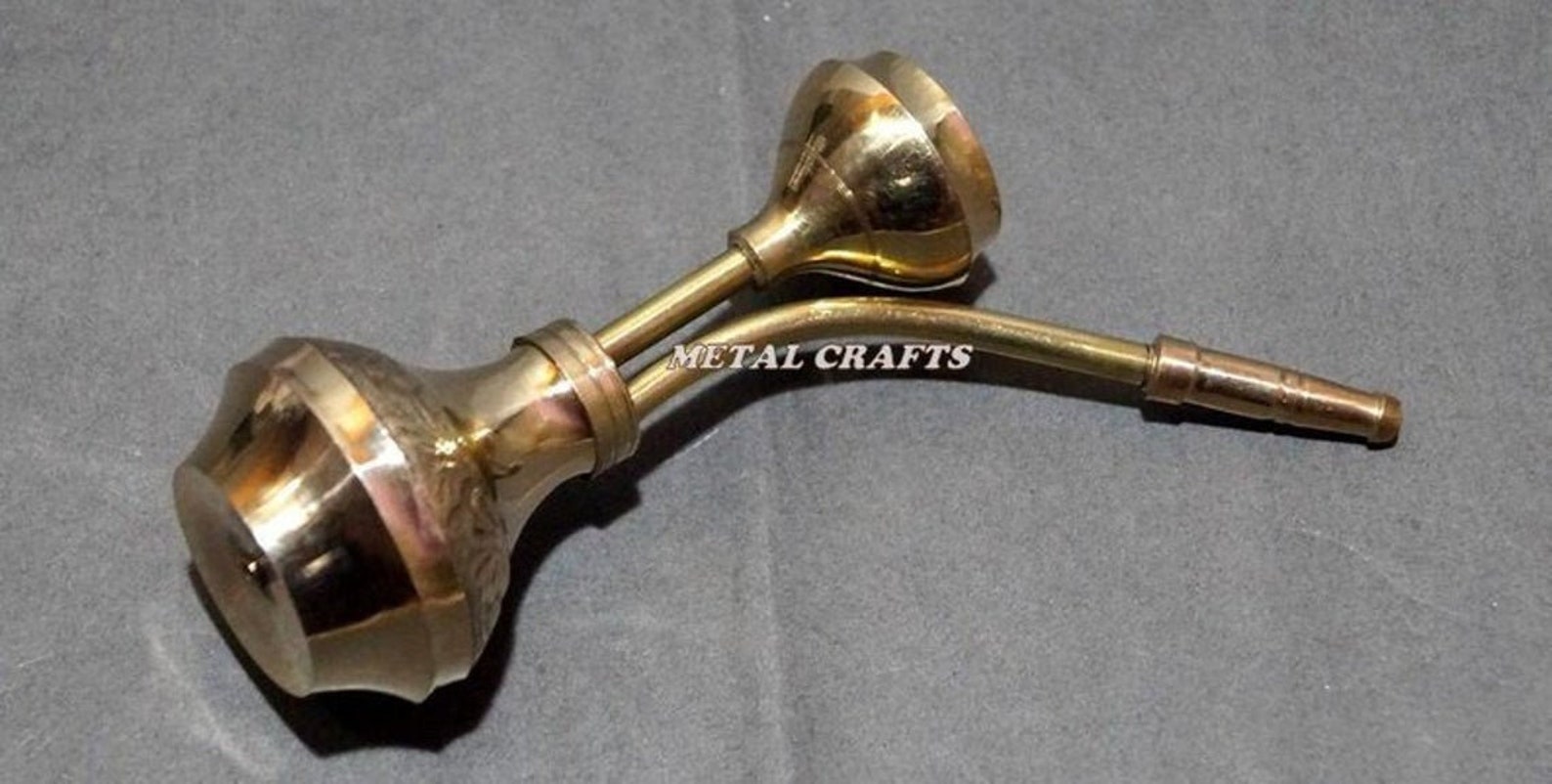 Brass Hookah Pipe Pot Smoking Tobacco Handmade Hukka Etsy