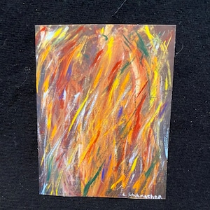Fire Dancer Vinyl Sticker