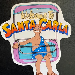 Willkommen bei Santa Carla - The Lost Boys Vinyl Aufkleber/Magnet