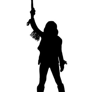 Wynonna Earp Silhouette Vinyl Sticker