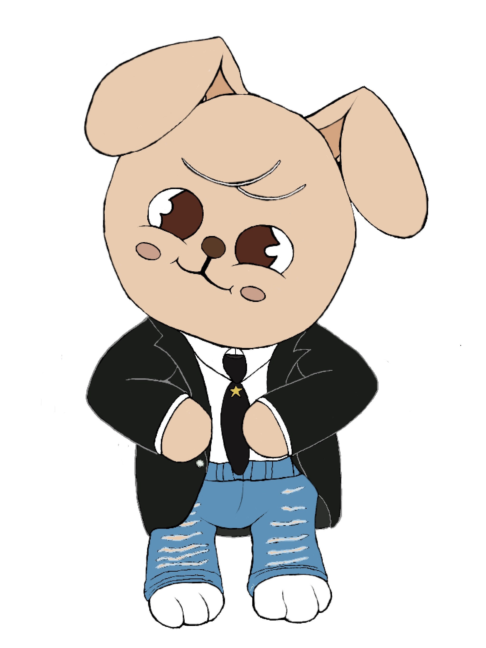 Stray Kids　スンミン　SKZOO① Stray Kids - Seungmin's Skzoo - Puppym- Vinyl Sticker/magnet