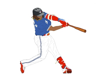 Toronto Blue Jays - Vladimir Guerrero Jr. - Vinyl Sticker/Magnet